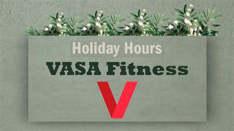 vasa sandy hours|VASA Fitness Holiday Hours 2024